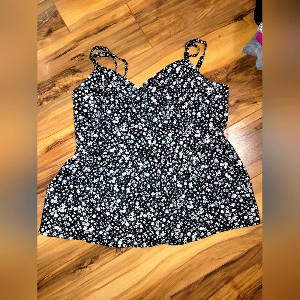 Womens Floral Tank Top